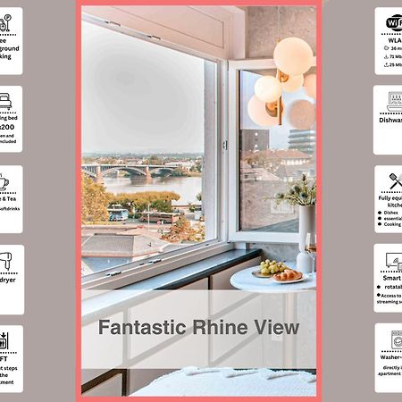 Hidden Treasure Business Apartment Mainz - Fantastic Rhine View In Center Of Mainz Old Town Eksteriør bilde