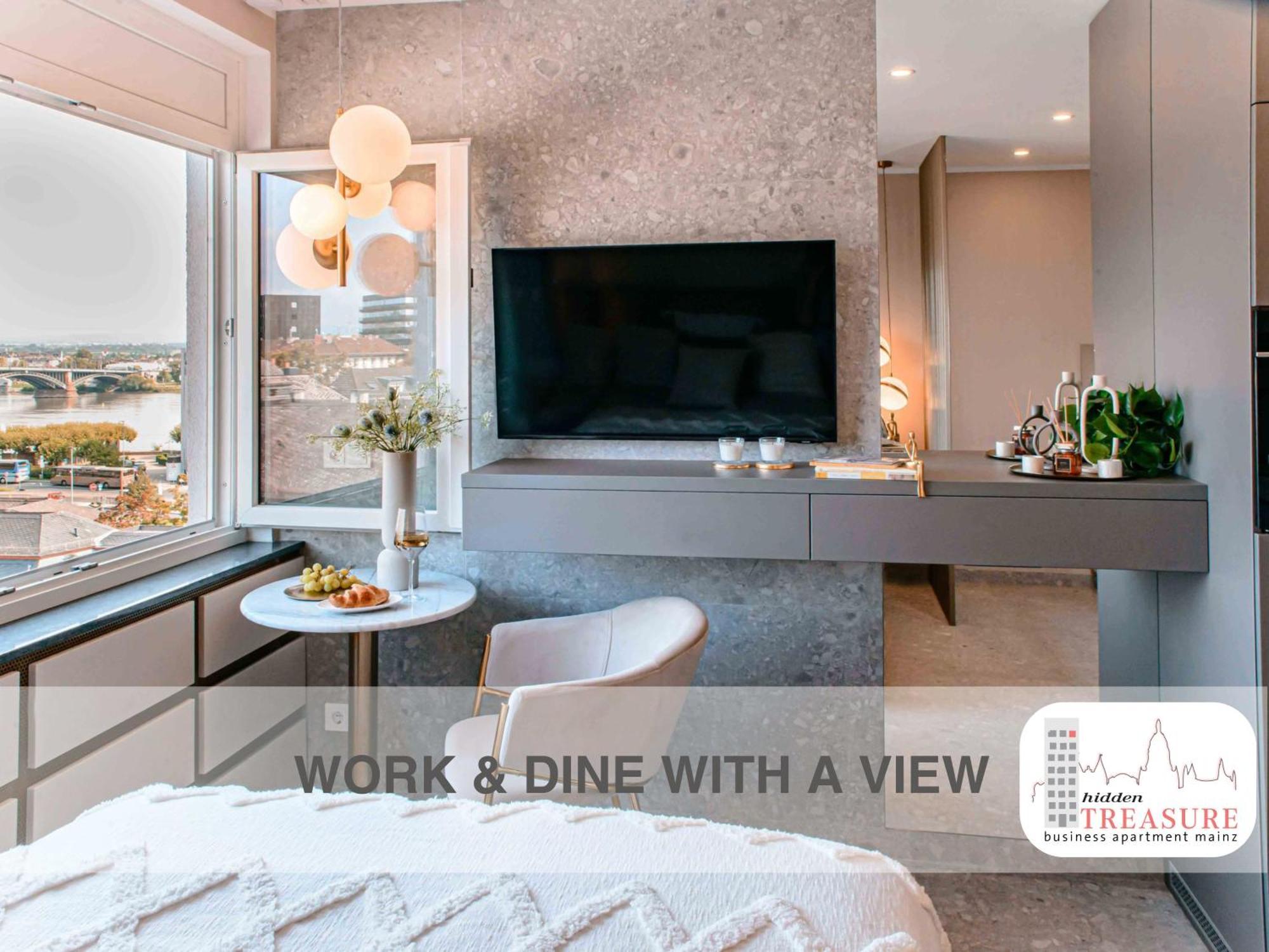 Hidden Treasure Business Apartment Mainz - Fantastic Rhine View In Center Of Mainz Old Town Eksteriør bilde